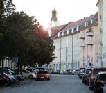 Blick auf Anwohnerstrasse